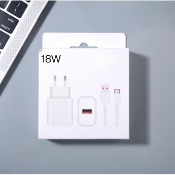 Cargador Power 18W con cable USB a Type-C, 6uni/paq