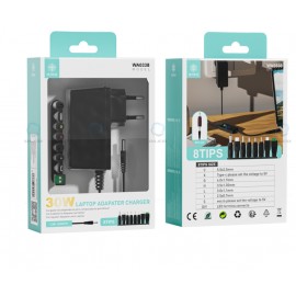 CARGADOR DE PORTÁTIL UNIVERSAL 30W 120CM 8 CONECTORES