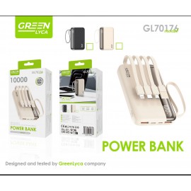 Power bank 10000mAh con cables