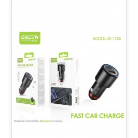 Cargador de coche sin cable PD 38W (20+18)