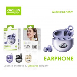 Auriculares piercing con pantalla