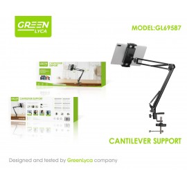 Soporte de móvil para mesa con pinza