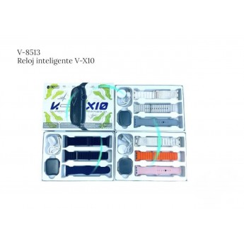 Reloj inteligente V-X10+ 3 correas