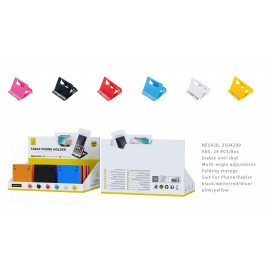 Soporte universal para telefonos moviles, Multicolores, 24 psc/Pack