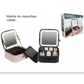 Maleta de maquillajes con espejo