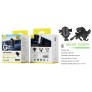 Soporte Universal Airvent de coche para movil 4.5-7”,retractil 0-44MM 360 Grados