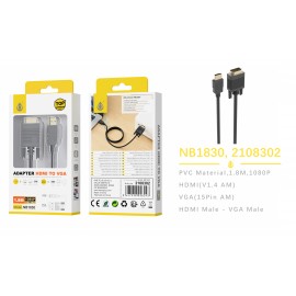 Cable de HDMI a VGA 1.8M