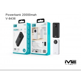 Power bank 20000mAh, 22.5W con cables