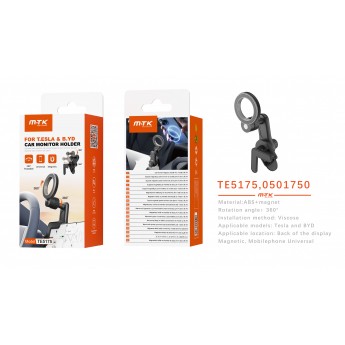 Soporte Magnetico Universal de movil para pantalla de coche TESLA/BYD, giro 360