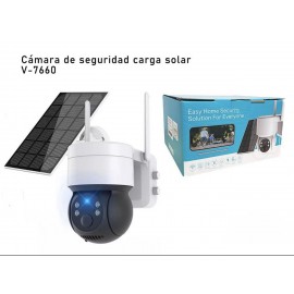 Cámara de seguridad con carga solar