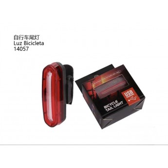 Luz para bicicleta con cable USB