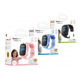 Smartwatch Hoco Y106 con SIM / GPS – Llamadas, videollamadas y localización/SOS para niños, 4G, IPX7, 1.83"