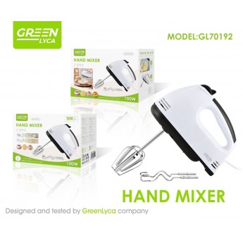 Batidor de huevo 100W,1500 RPM, con cable 1.1M