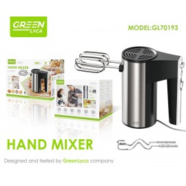 Batidor de mano, potencia 200W, incluye varillas batidoras, cable 1M