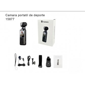 Cámara portátil deportiva, 4K