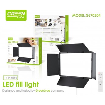 Luz de belleza con mando a distancia, 17"