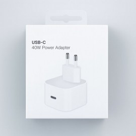 Cargador con puerto Type-C, 40W, carga rápido