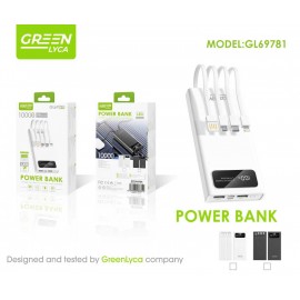 Power bank 10000mAh, con cables, ,PD 22.5W