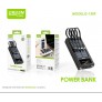 Power bank solar 20000mAh con cables, 2.4A
