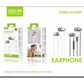 Auriculares con cable Type-C, 1.2M, con micrófono