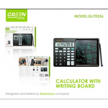 Tableta para escribir con calculadora