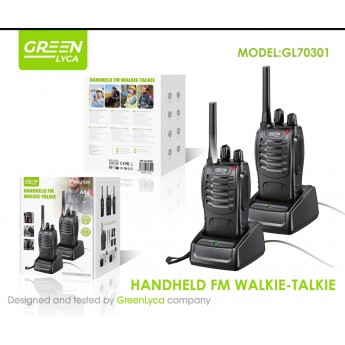 Walkie talkie 5W,1500mAh, con base de cargador
