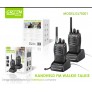 Walkie talkie 5W,1500mAh, con base de cargador