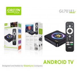 TV Box android, RAM 2GB, ROM 16GB, wifi 2.4G, Android 14, 4K