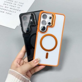 Funda magsafe con protector de cámara de cristal玻璃镜头 SM S26