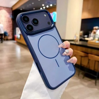 Funda magsafe Tpu con borde de cámara metal金属双色肤感 iPhone 17 Pro Max