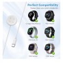 Cargador de reloj para Google Pixel Watch 2/Pixel Watch 3/Fitbit Ace LTE/Versa 4/3/Sense 2/Sense, con cable Type-C