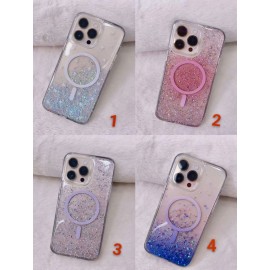 Funda purpurina MagSafe 闪粉吸磁 iPhone 11