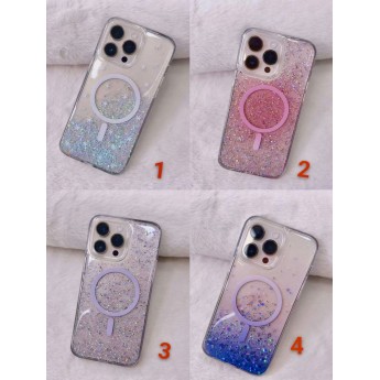 Funda purpurina MagSafe 闪粉吸磁 iPhone 11