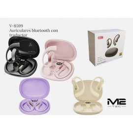Auriculares de traduccion, BT JM37, Diseño Deportivo con Gancho para la Oreja, sonido envolvente panorámico, 300mAh