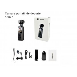 Cámara portátil de deporte 4K/30FPS, 1000mAh