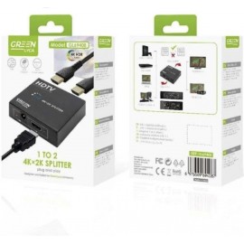 Adpatdor HDTV 4Kx2K, 1 a 2, DC 5V/1A