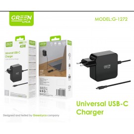 Cargador universal 45W con cable Type-C