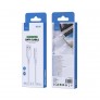 CABLE DE DATOS PVC TYPE-C 3A 1M BLANCO
