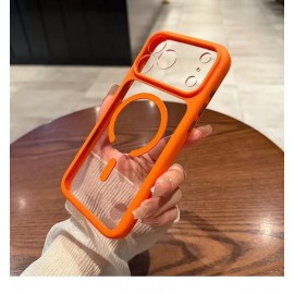 Funda TPU sílice con protector de cámara MagSafe iPhone 16 Pro