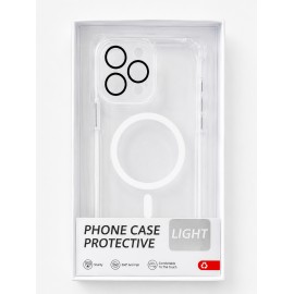 Funda magsafe transparente + protector de camara iPhone 17