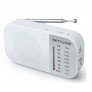 Radio portátil Muse M-025 RW con altavoz integrado, AM/FM, antena telescópica, conexión jack 3.5, 3uni/paq