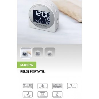 Reloj muse digital M-09C, 3 uni/paq