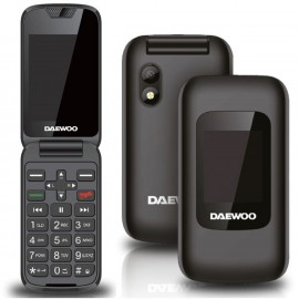 Teléfono Móvil Senior Flip con Doble Pantalla, FM, con la entrada Type-C, 2uni/paq