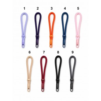 Cuerda corta para móviles con colores lisos