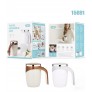 Taza de café con agitadora automática