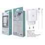 CARGADOR QC3.0 CON CABLE LIGHTNING 1 PUERTO USB-A 3.0A 18W