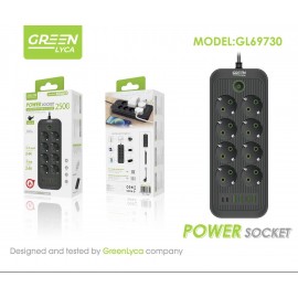 Enchufe universal 2500mAh, cable 2M