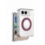 Funda transparente rígida 2.5mm con soporte magsafe iPhone 18 DUO