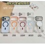 Funda cristalina magsafe con protectores de cámaras desmontables iPhone 18 Pro
