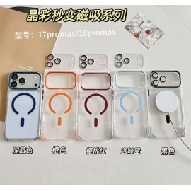 Funda cristalina magsafe con protectores de cámaras desmontables iPhone 18 Pro Max